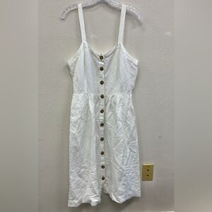 Loft White Linen Dress for Sale up to 90% Off: Poshmark